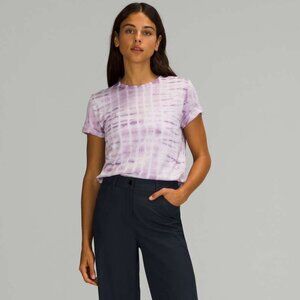 Lululemon Love Crew T-Shirt Shibori Square Lavender Dew Wisteria